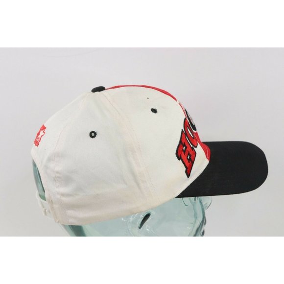 Vtg 90s Starter Tri-Power Indiana University Hoosiers Color Block Snapback Hat - Picture 5 of 10